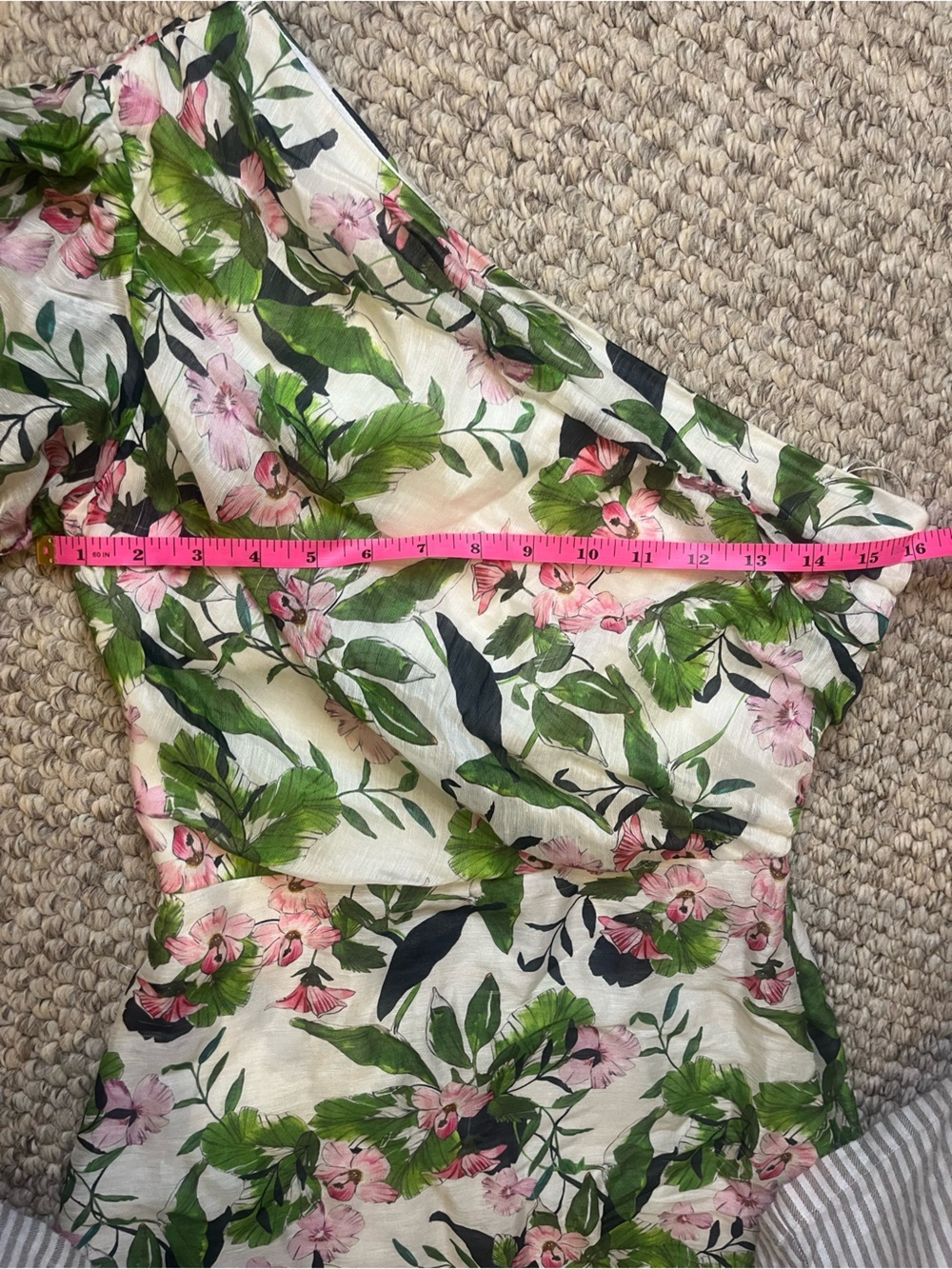 Talulah One-Shoulder Floral Mini Dress- extra small - Picture 5 of 9